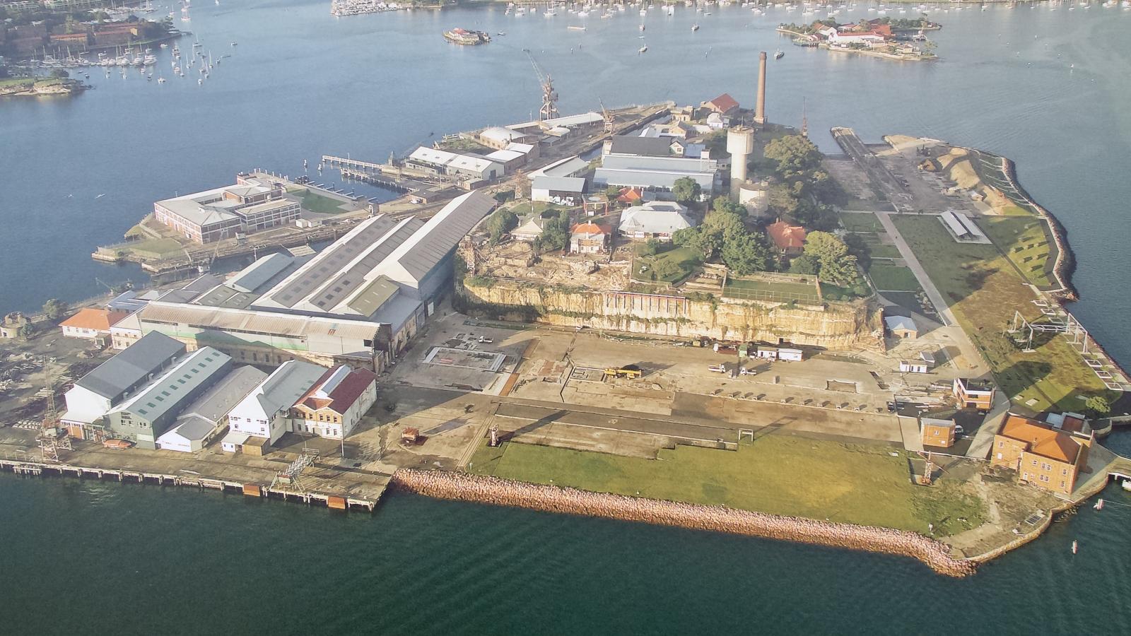 Cockatoo Island - the largest island in Sydney Harbour